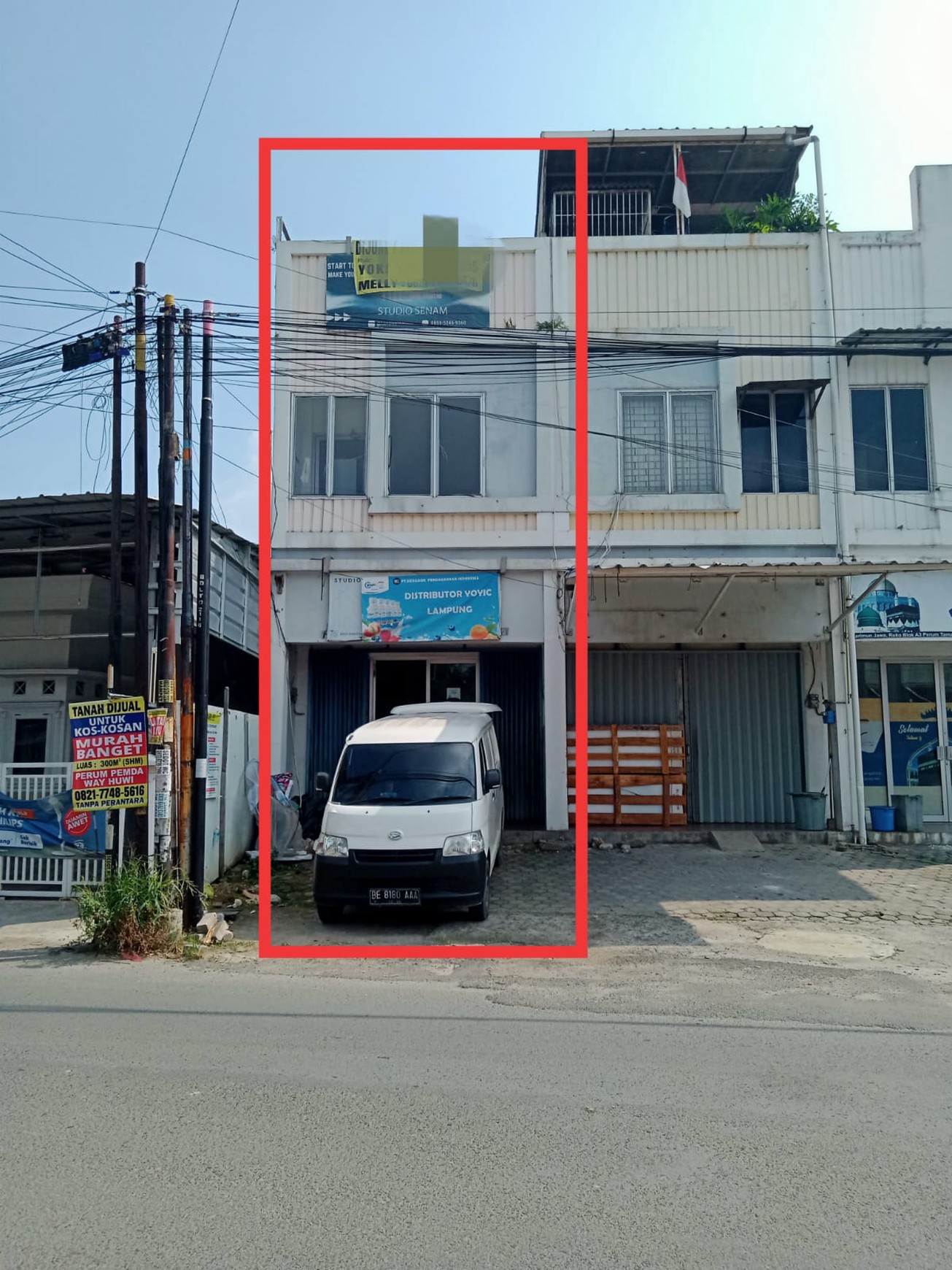 Ruko dua lantai plus rooftop di Jalan Karimun Jawa SUKARAME, Bandar Lampung (Lampung)