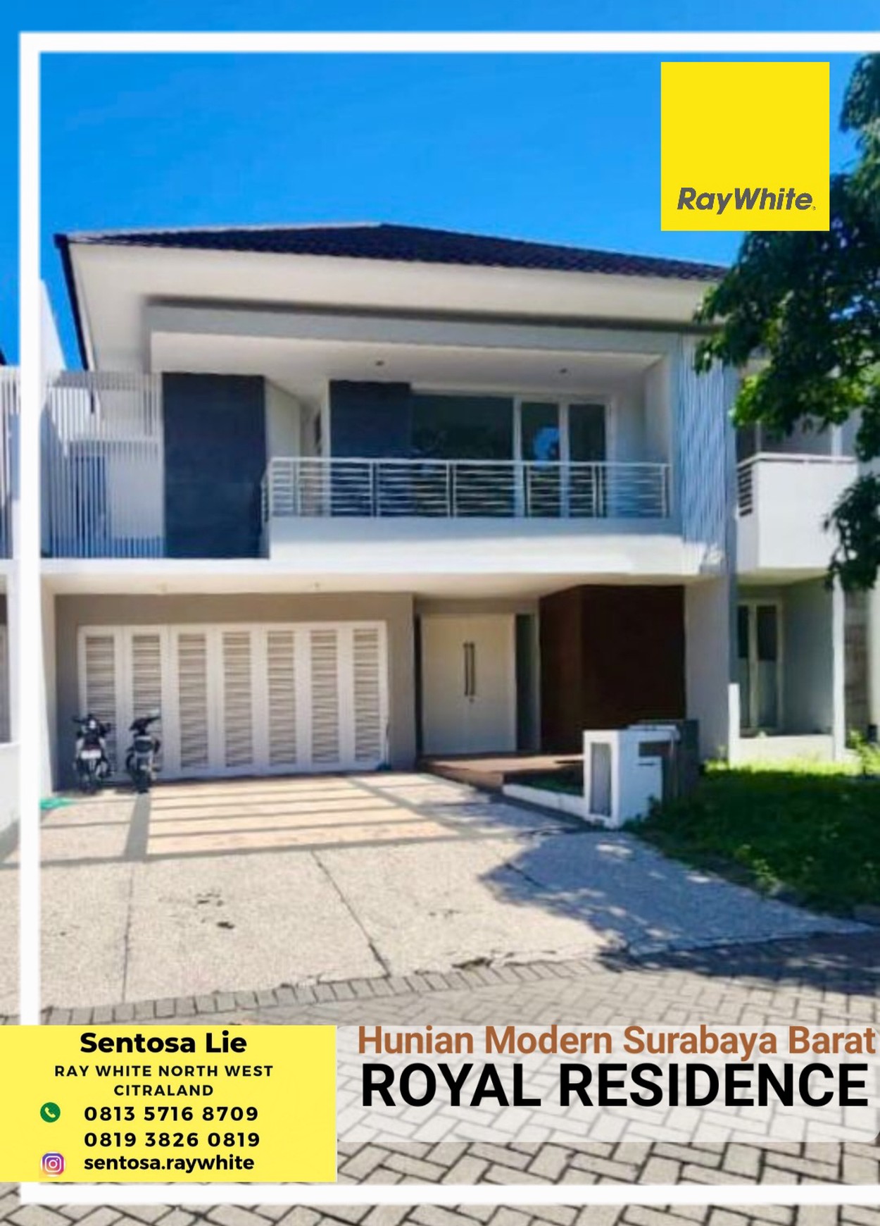 Dijual Rumah Royal Residence Richmond - Modern 2 Lantai Dekat Citraland, Dian Istana, Graha Family, Pakuwon Indah , Supermall, Ptc, Pakuwon Mall