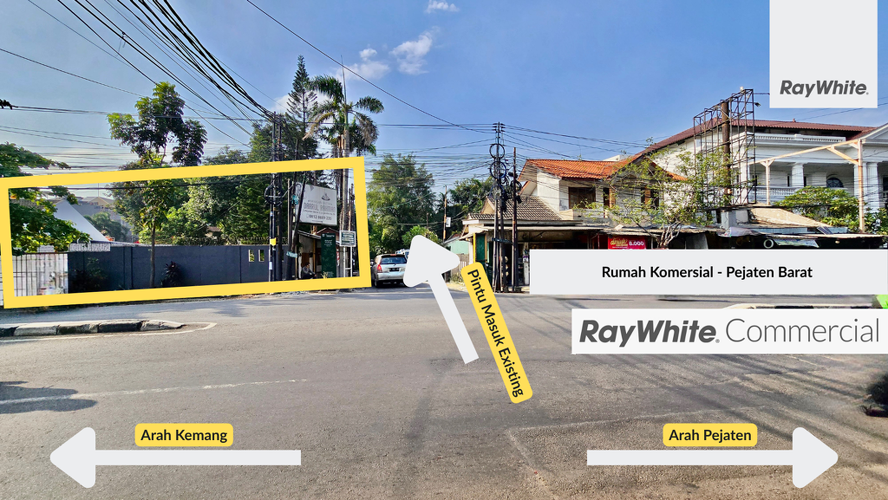 HUNIAN STRATEGIS DI JALAN PEJATEN BARAT RAYA, LOKASI PRIME, COMMERCIAL