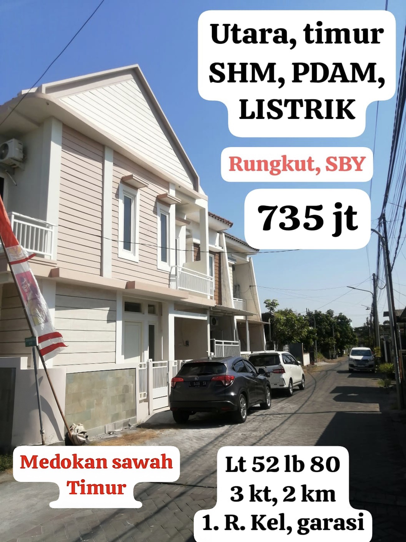 Dijual Rumah Medokan Sawah Timur Rungkut Surabaya Timur 