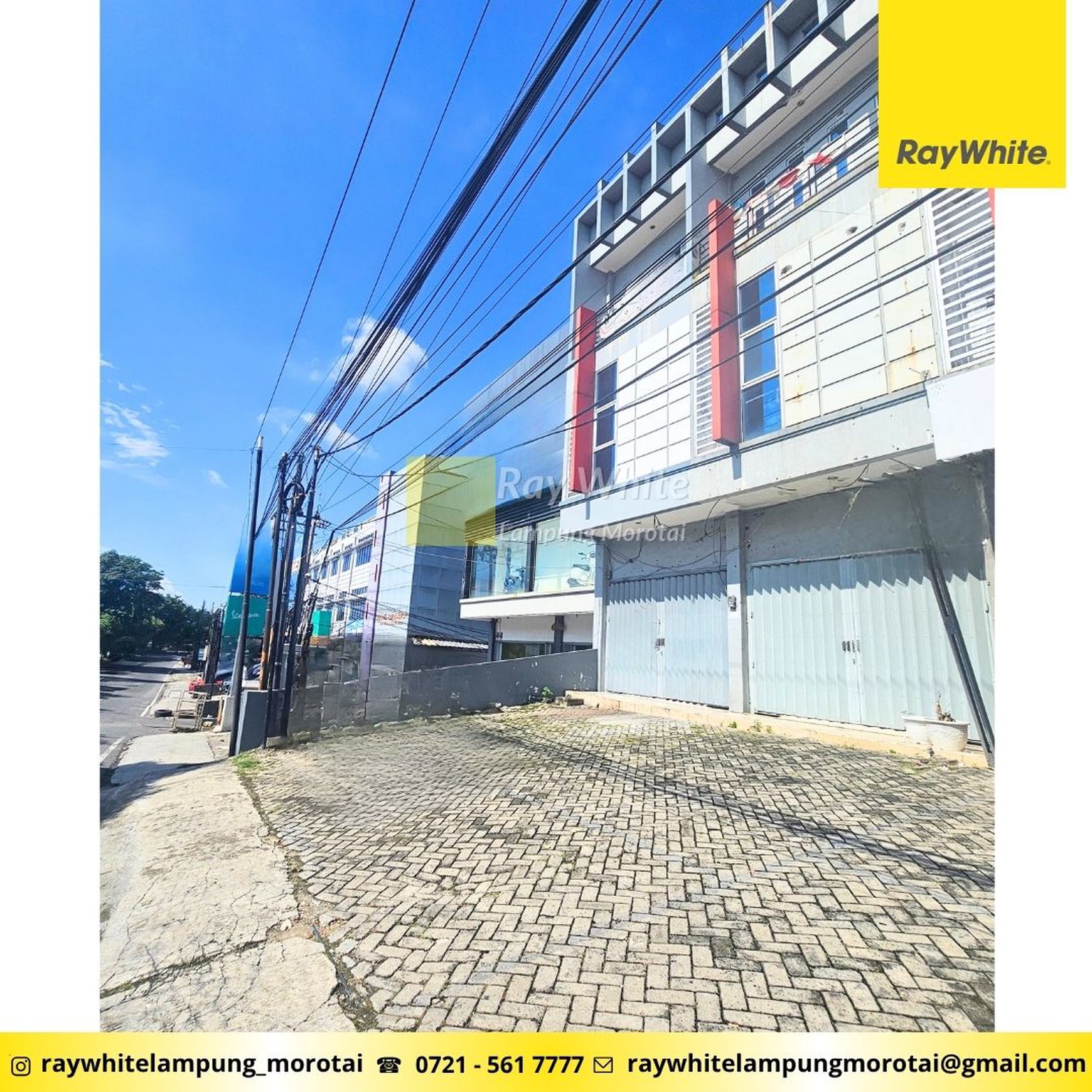 Ruko 3 Lantai Pinggir Jalan Kedaton Bandar Lampung