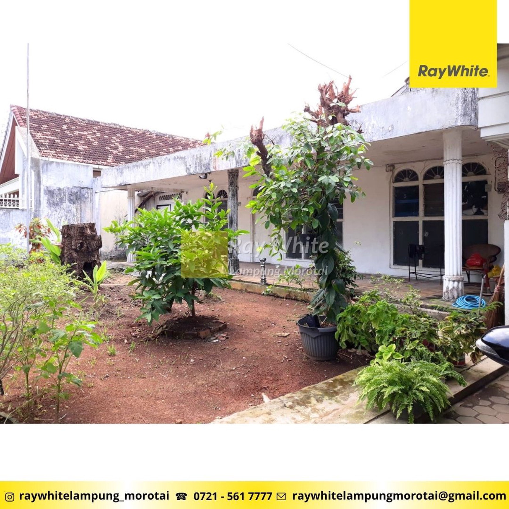 Rumah Strategis Pusat Kota Pinggir Jalan Pahoman Bandar Lampung