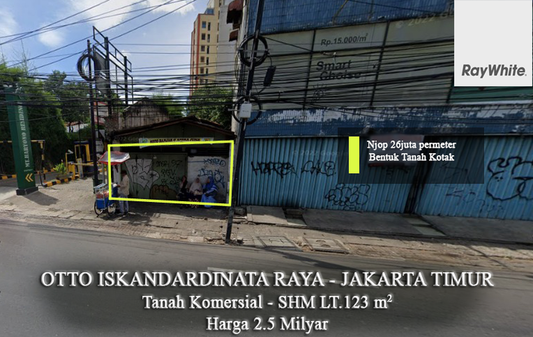 FOR SALE Tanah Komersial Otista Raya Dibawah NJOP Jakarta Timur