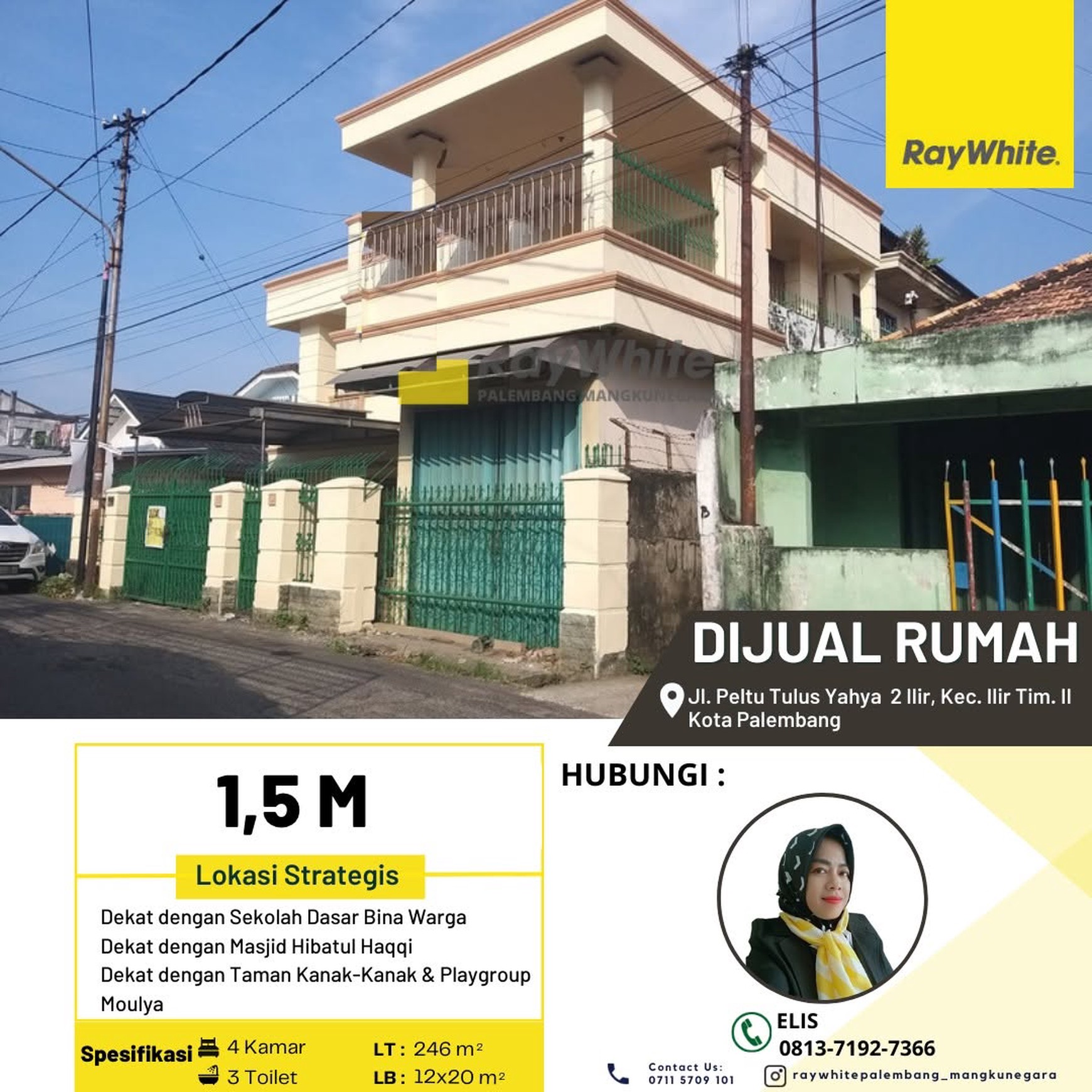 Dijual rumah murah di Palembang