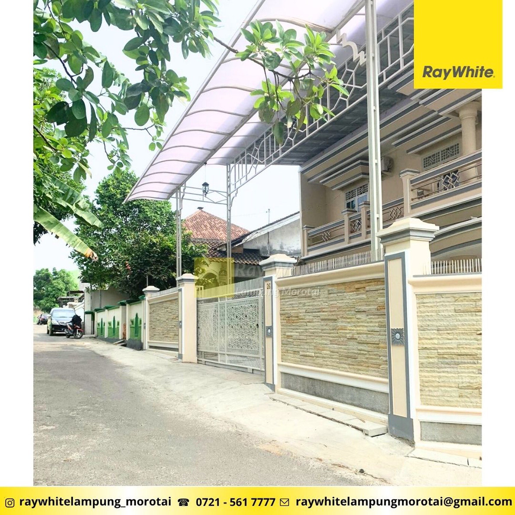 DIJUAL RUMAH DI BY PASS KECAMATAN SUKABUMI BANDAR LAMPUNG