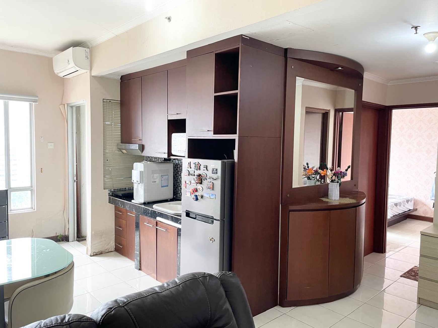 Dijual  Apartemen  Sudirman Park 2 KT, luas 48m2, lantai 2, strategis
