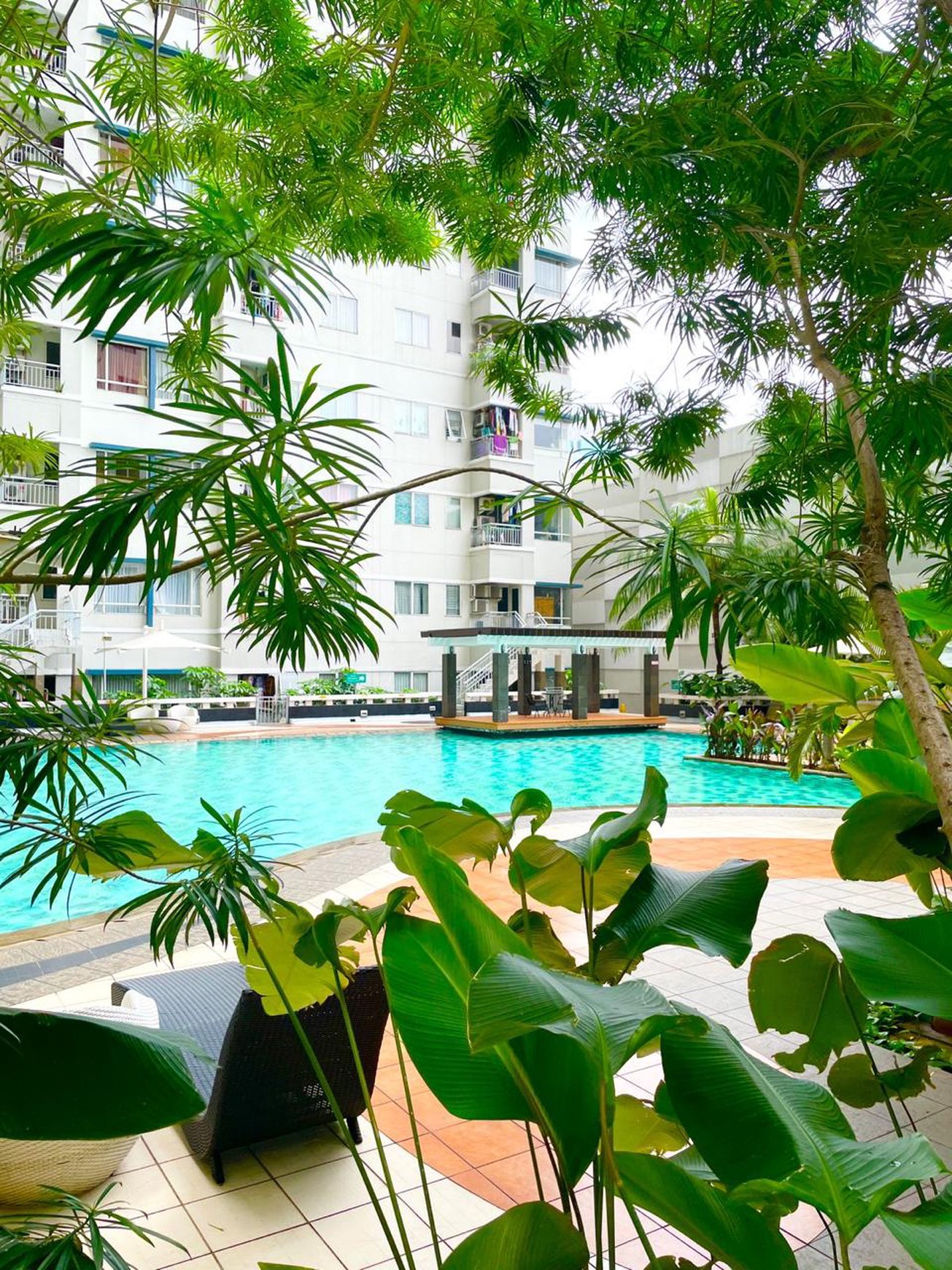 Dijual  Apartemen  Sudirman Park 2 KT, luas 48m2, lantai 2, strategis