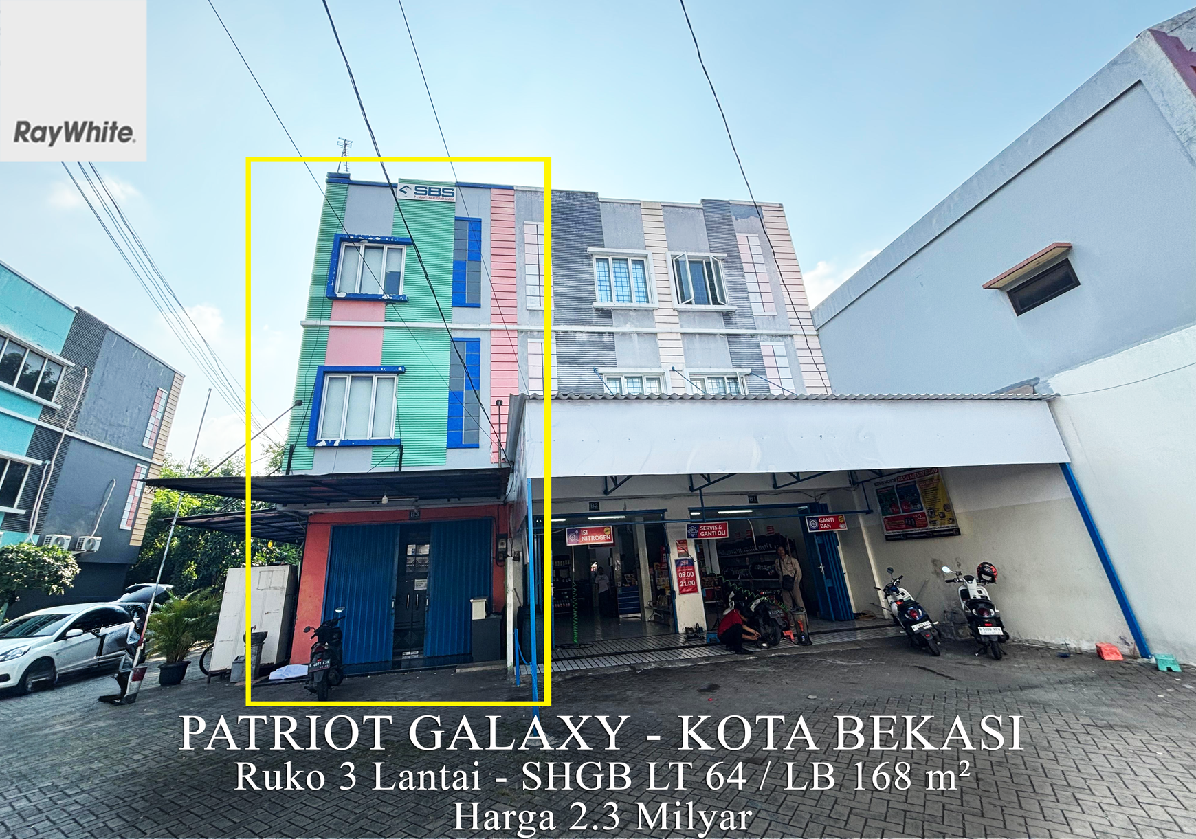 FOR SALE Ruko Patriot Galaxy Square 3 Lantai Jalan Patriot Kota Bekasi