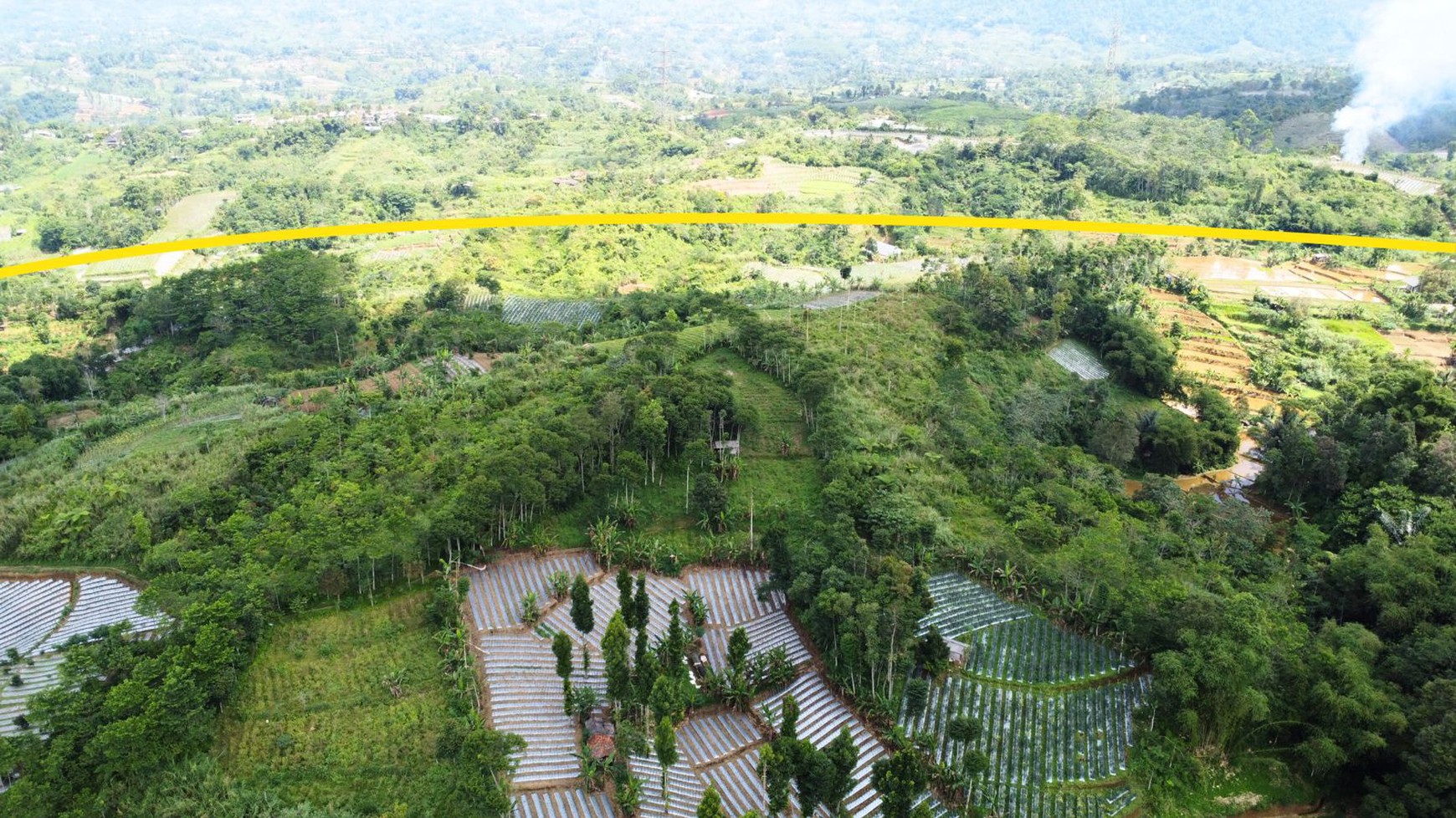Lahan Perkebunan untuk Investasi Menguntungkan di Sukabumi - Hanya 1 Jam dari Pintu Toll Parung Kuda