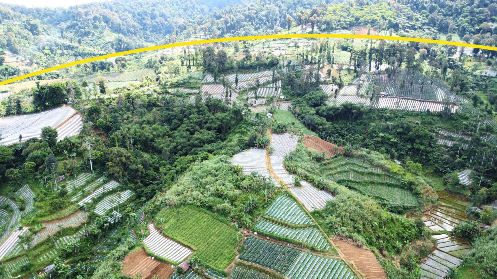 Lahan Perkebunan untuk Investasi Menguntungkan di Sukabumi - Hanya 1 Jam dari Pintu Toll Parung Kuda