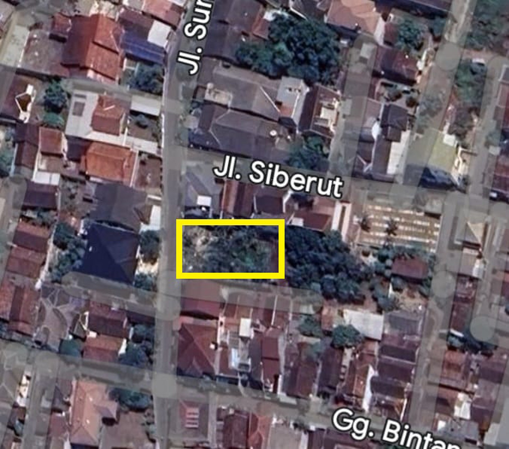 Tanah Luas 534 Meter Persegi Lokasi Premium Dekat Kawasan Bisnis Jalan kaliurang 