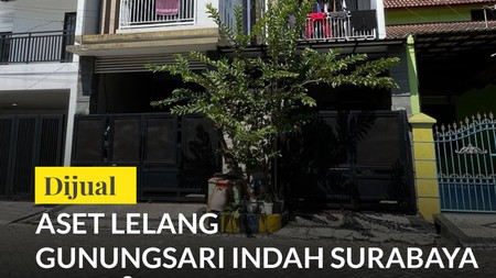 Dijual Aset Lelang Rumah Di Gunungsari Indah Surabaya