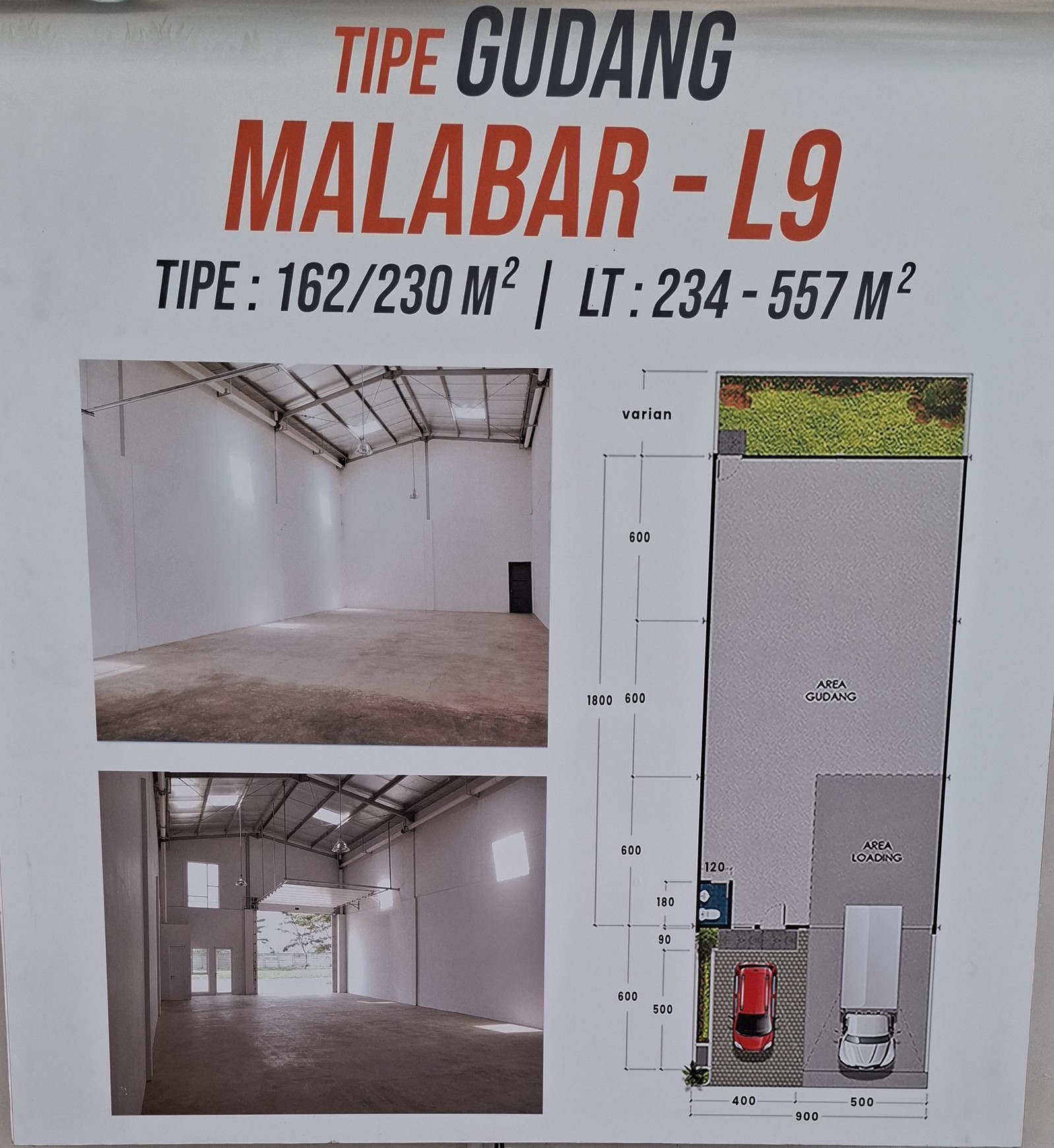 Gudang Baru di Kawasan Industri 10 menit dari sta Whoosh Padalarang