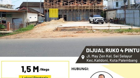 Ruko 2 Lantai dekat Pusri