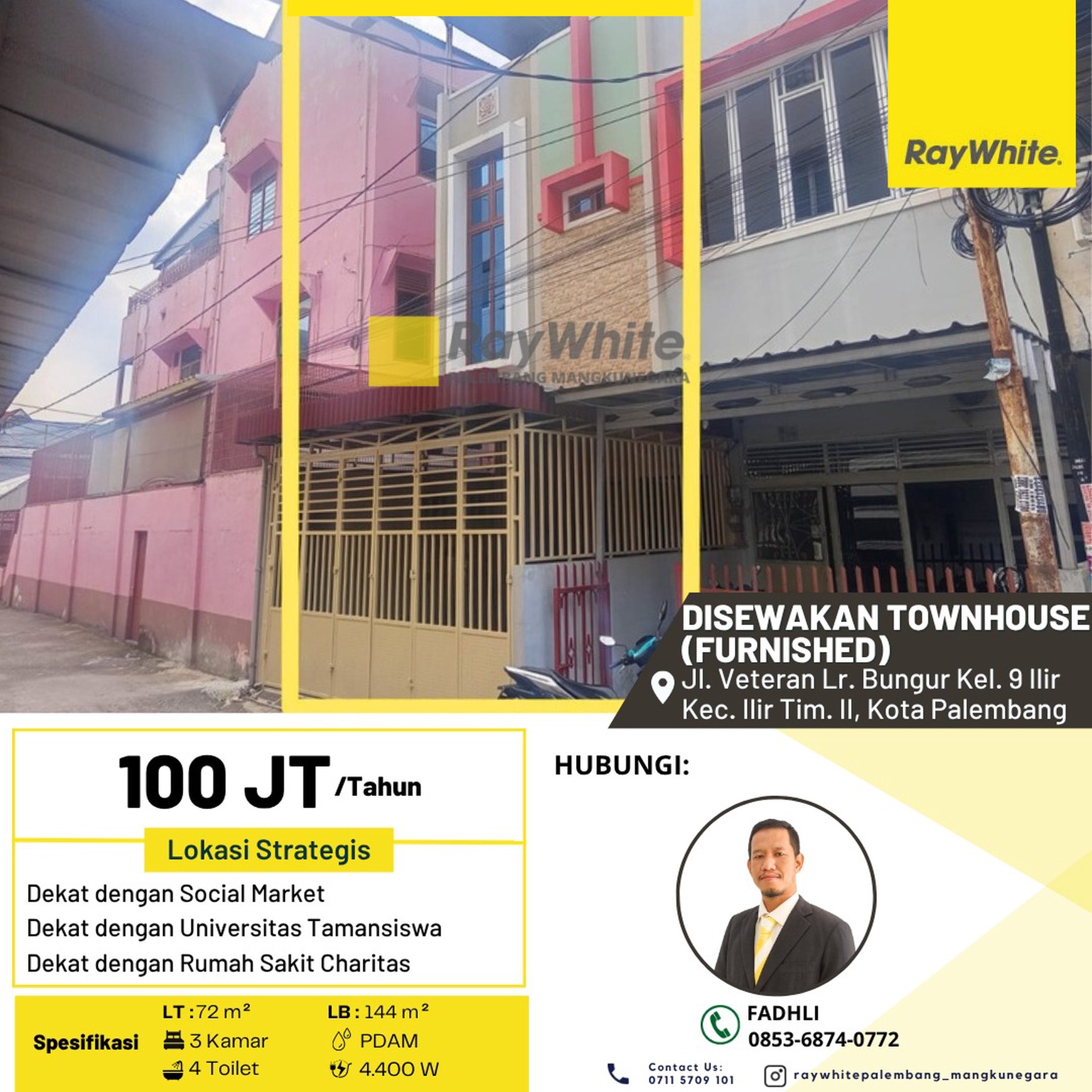 TownHouse di Jalan Veteran