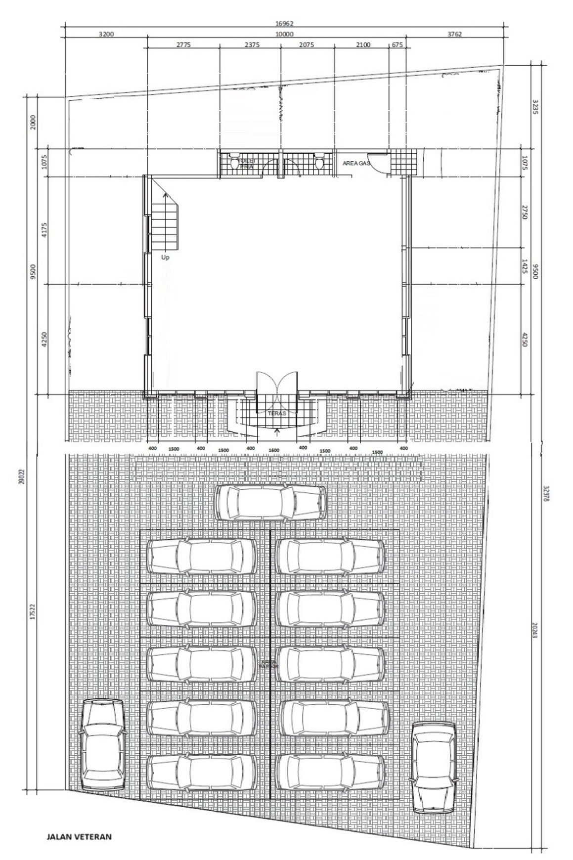 Rumah Hitung Tanah Area Cipete