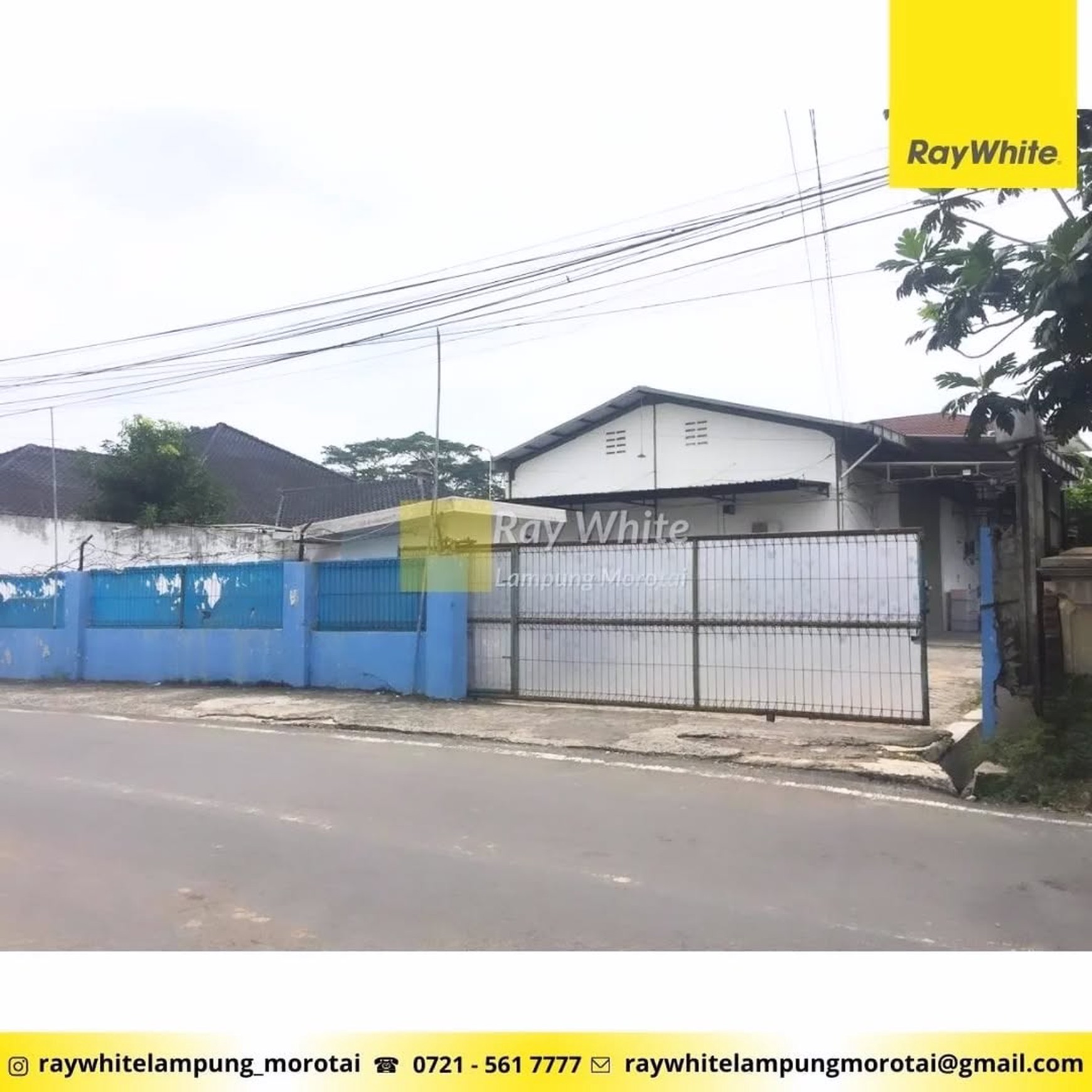 DISEWAKAN GUDANG DI WAY HALIM KOTA BANDAR LAMPUNG