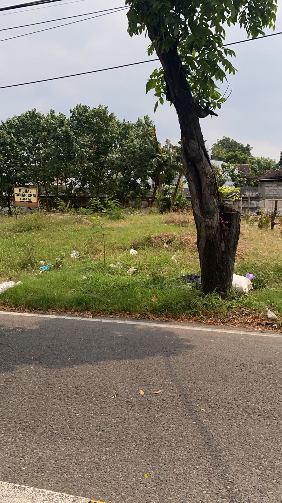 Tanah 464 Meter persegi Ditepi Jalan Ringroad Timur Banguntapan Bantul