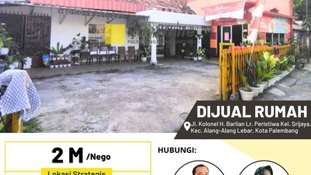 Dijual Cepat Rumah strategis di Jl Kolonel H Burlian Kota Palembang