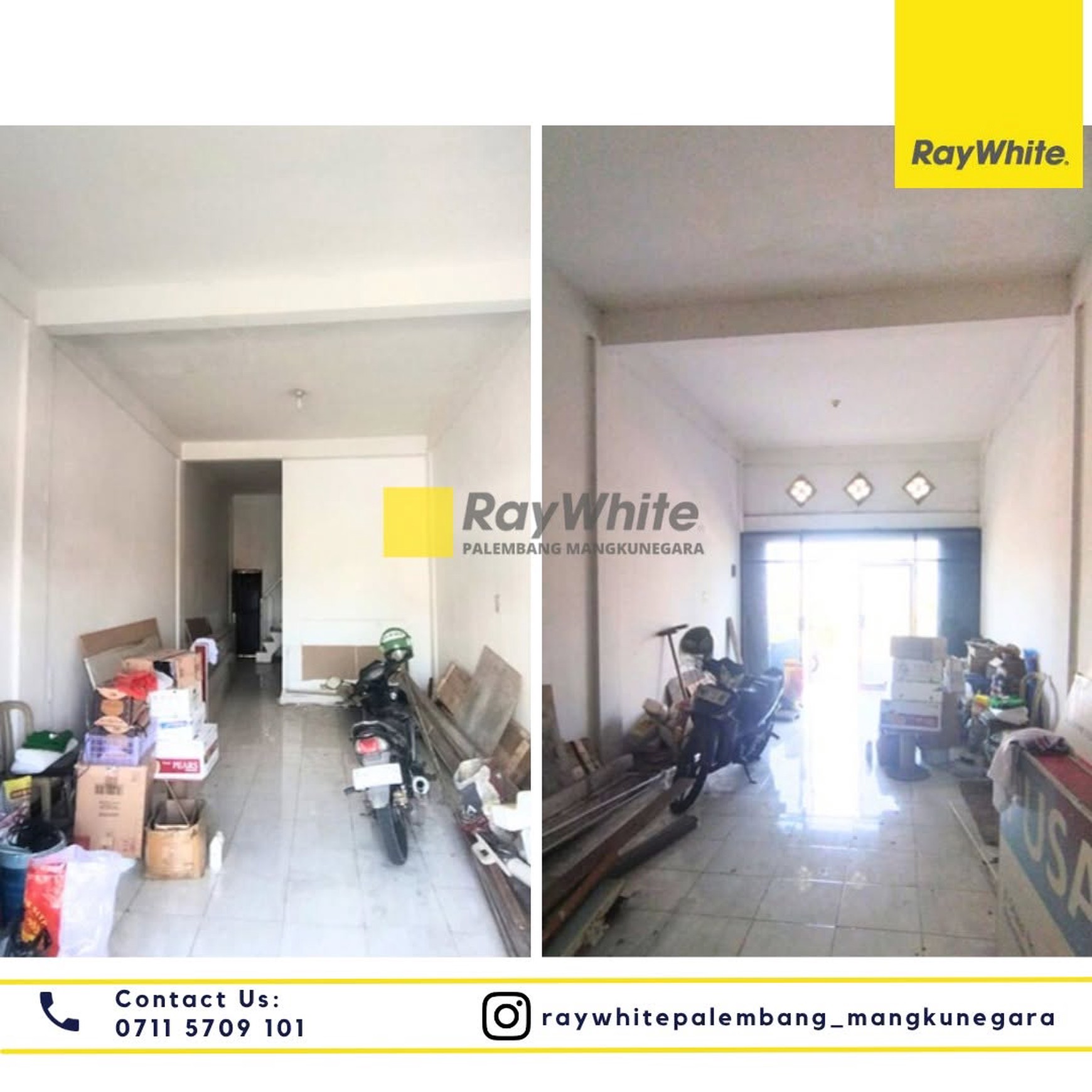 Disewakan 2 unit ruko di Jl Srijaya Kota palembang