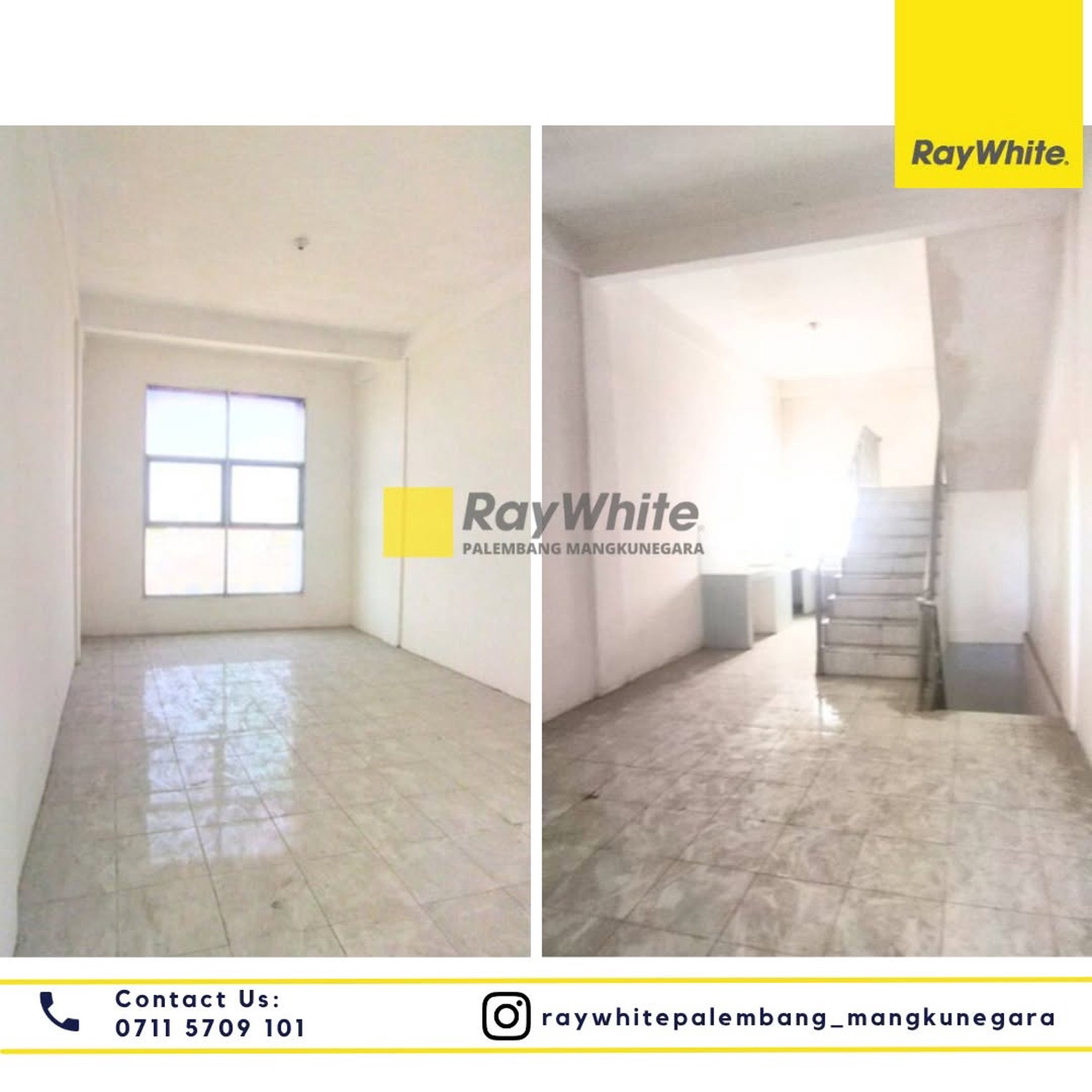 Disewakan 2 unit ruko di Jl Srijaya Kota palembang