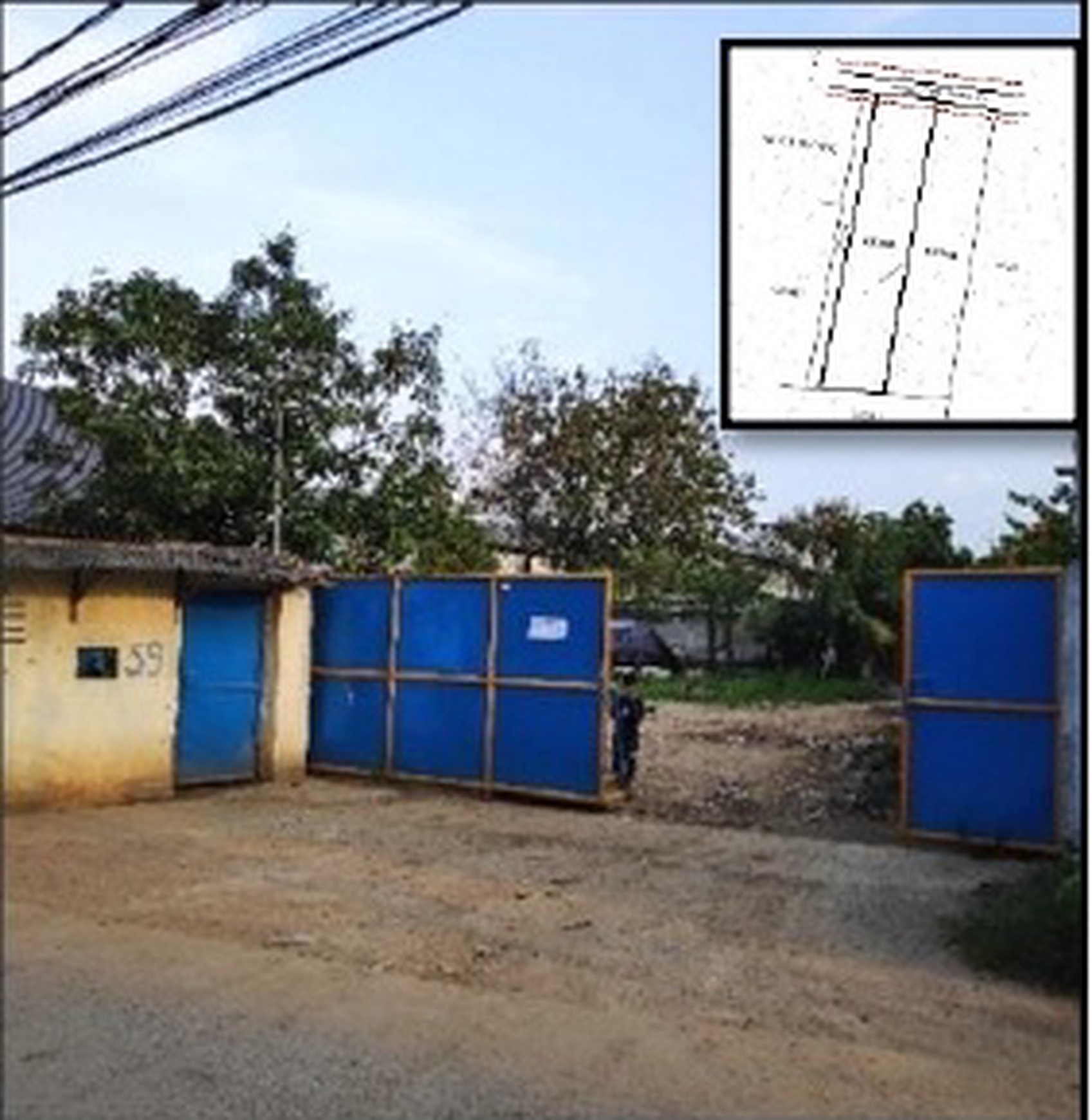 Dijual Tanah dan gudang di JL. Yos Sudarso Jurumudi, Benda Tangerang