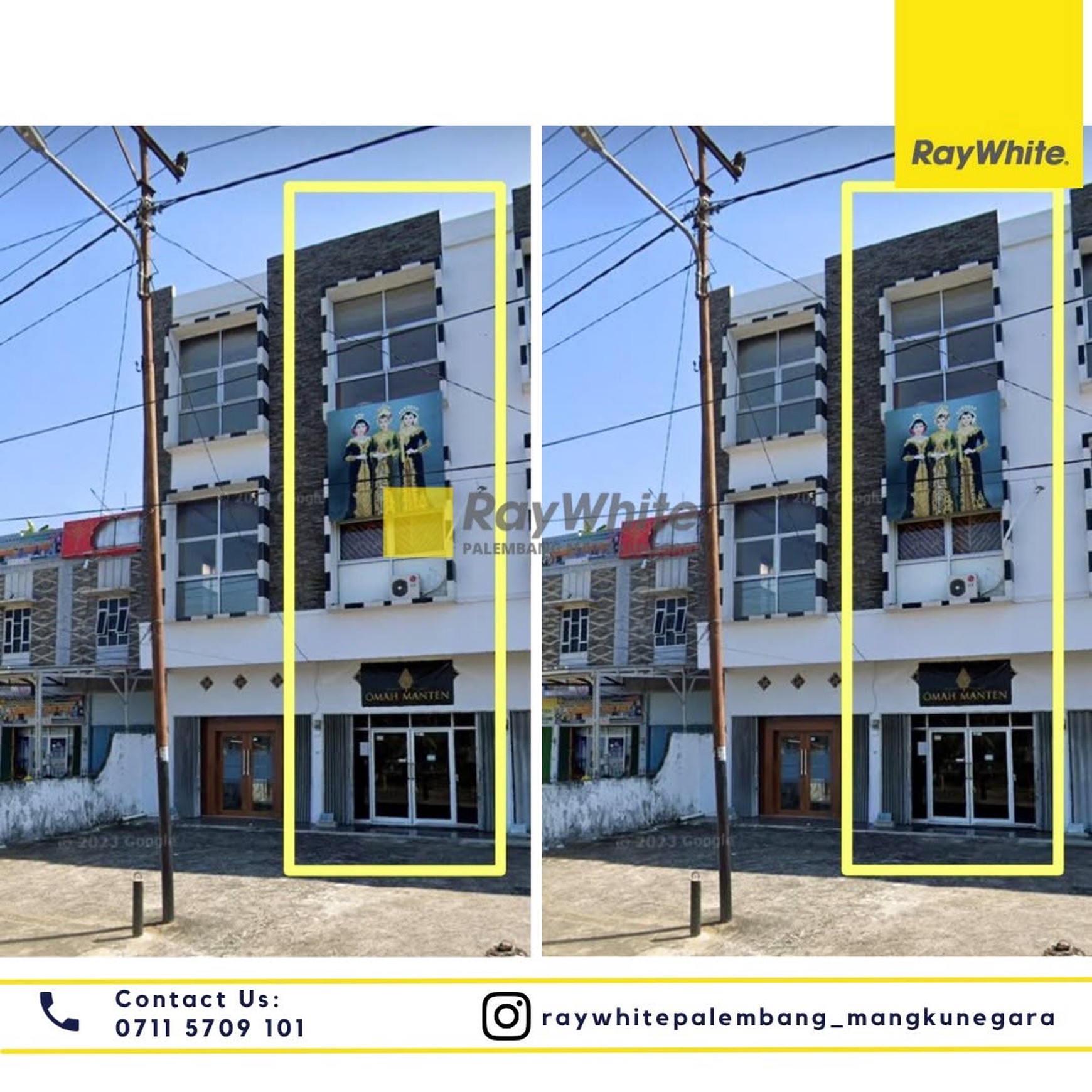 Disewakan Ruko 1 Pintu di Jl Srijaya Kota palembang