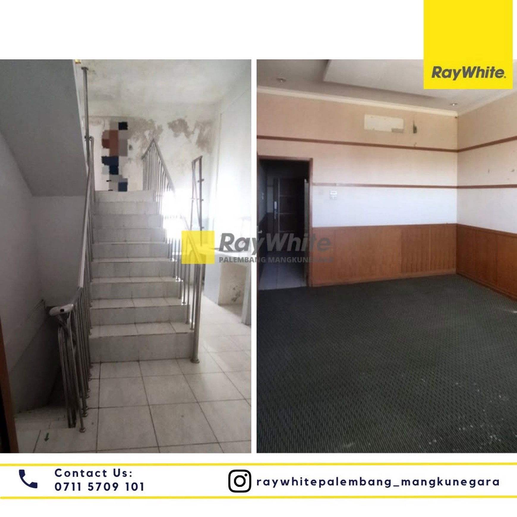 Disewakan Ruko 1 Pintu di Jl Srijaya Kota palembang