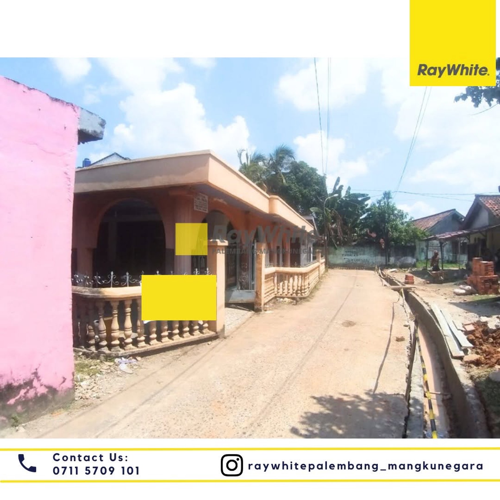 Dijual Rumah strategis di Jl Letnan Simanjuntak Kota Palembang