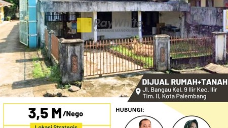 Dijual Cepat Rumah di Jl Bangau Kota Palembang