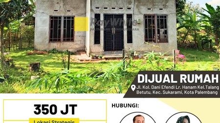 Dijual Rumah di Talang Betutu  Kota Palembang