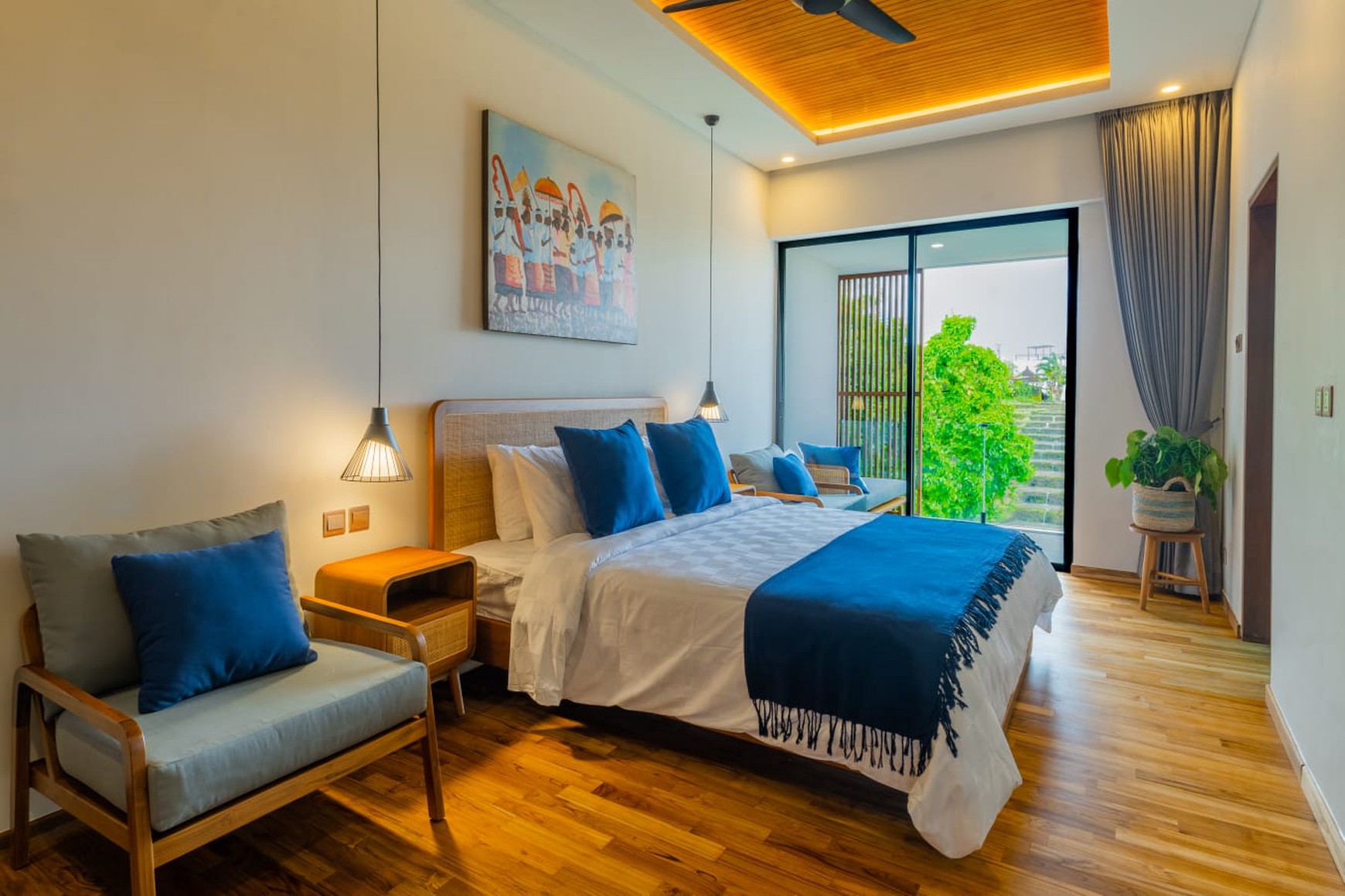 DIJUAL Villa Mewah dengan View Sawah & Sungai di Pererenan, Bali