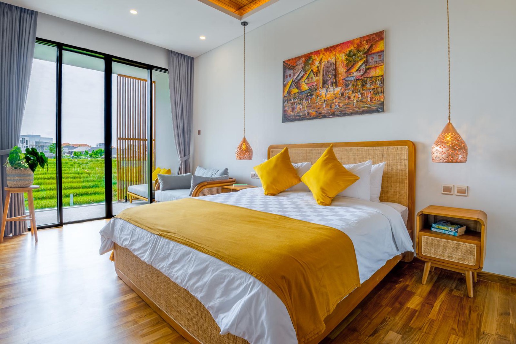 DIJUAL : Villa Mewah dengan View Sawah & Sungai di Pererenan, Bali