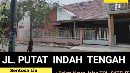 Murah Disewakan Rumah Putat Indah Tengah - Hadap Row Jalan Kembar - Dekat Mc D Bundaran Satelit, Akses Tol Satelit , Mayjen Sungkono, Villa Bukit Mas, Ciputra World