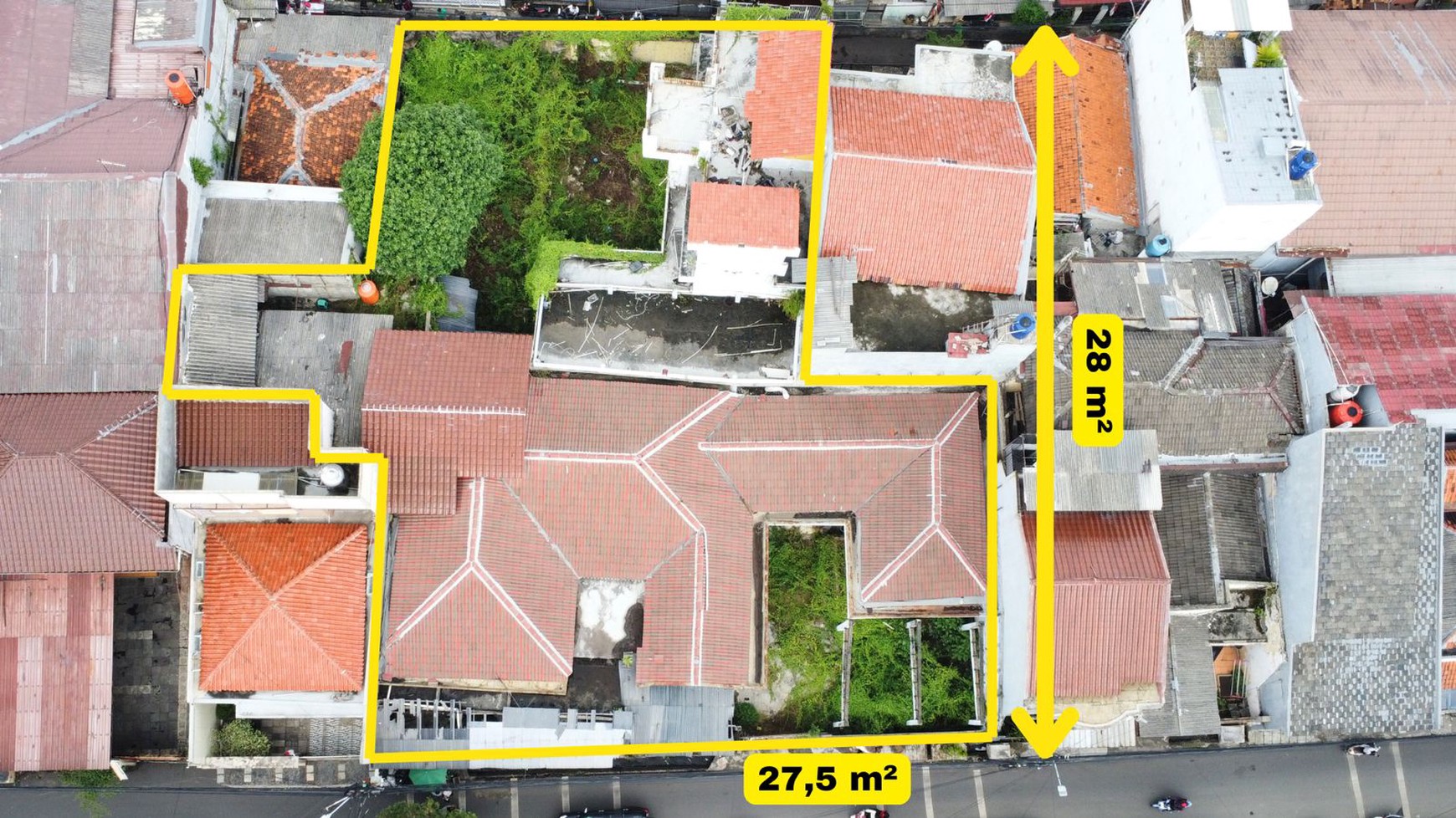 Rumah dengan Sertifikat SHM dijual dengan harga Hitung Tanah di Tebet - Harga Di Bawah NJOP