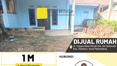 Dijual Rumah di Jl. Taqwa Mata Merah Perum. Cipta Permai Kel. Sei Selincah Kec. Kalidoni, Kota Palembang