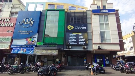 jual cepat ruko hadap jalan raya pahlawan seribu ruko golden boulevard bsd city