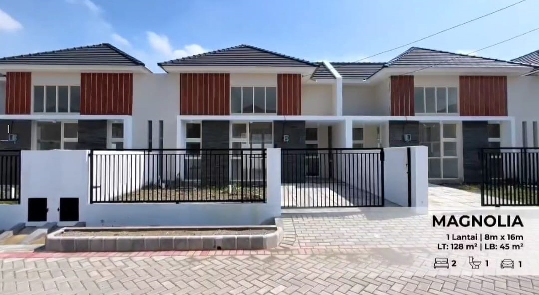 Dijual Rumah Baru Type Magnolia Taman Pondok Jati Geluran Sidoarjo