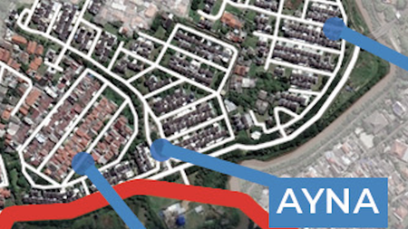 Kavling di Hoek Siap Bangun Dalam Cluster Ayna Residence Graha Raya - Bintaro Luas 118 M2 - 181M2