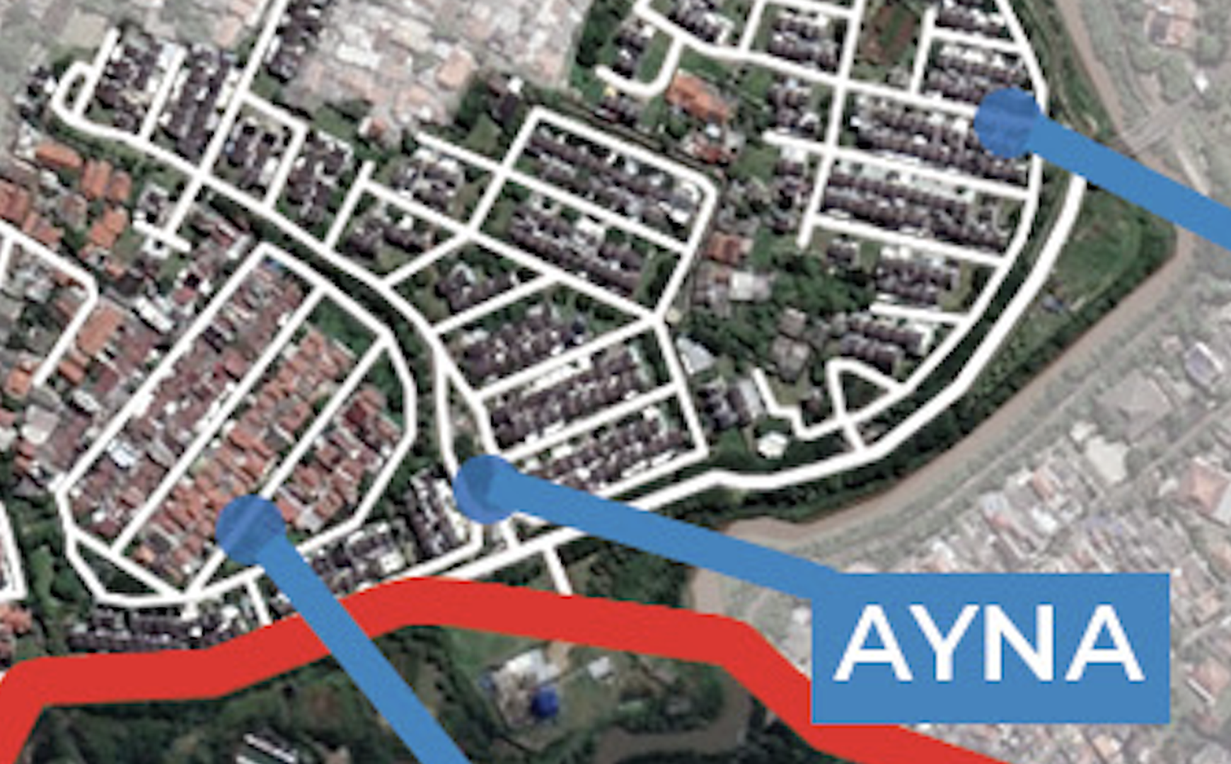 Kavling di Hoek Siap Bangun Dalam Cluster Ayna Residence Graha Raya - Bintaro Luas 118 M2 - 181M2