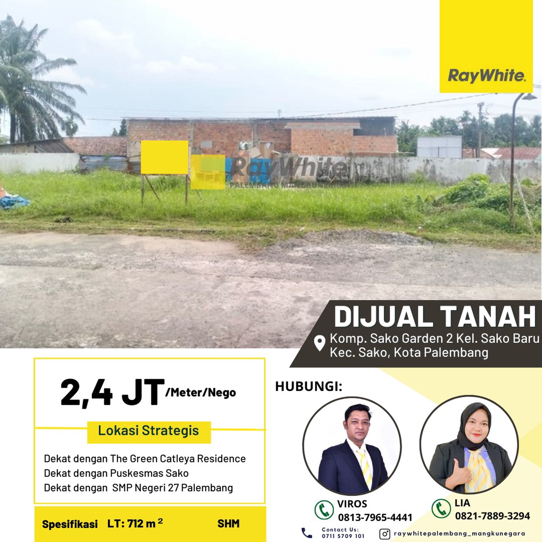 TANAH JUAL MURAH PALEMBANG 