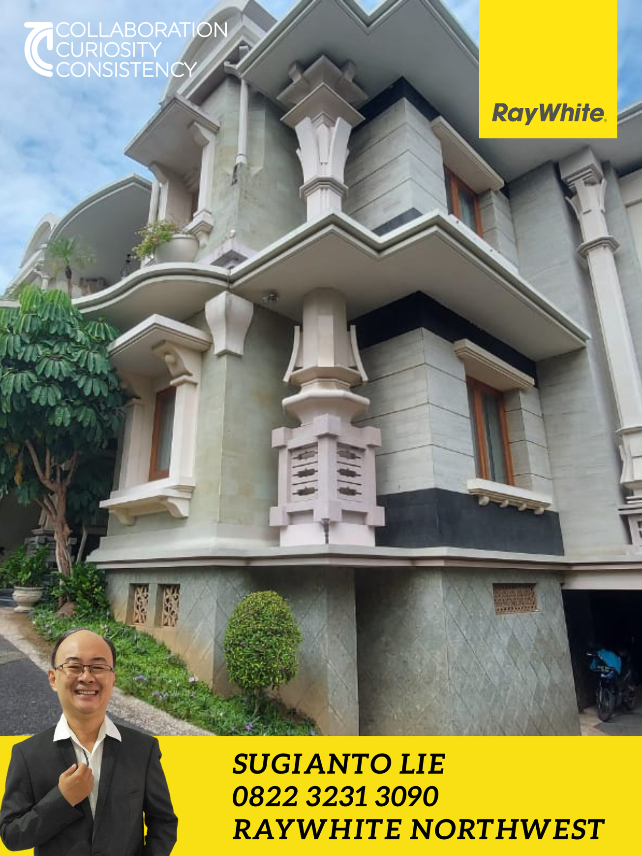 DIJUAL RUMAH MEWAH GRAHA FAMILI GOLF VIEW FULL FURNISHED SURABAYA BARAT