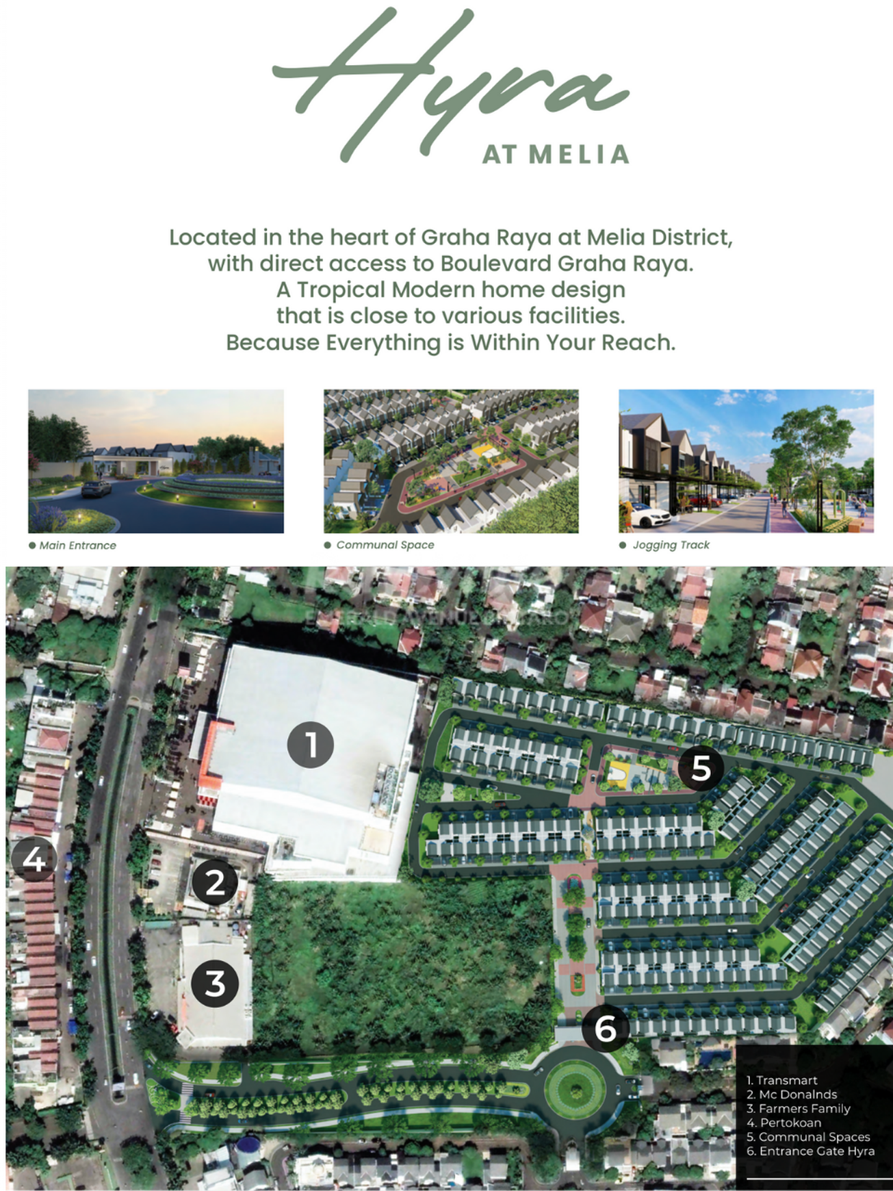 Rumah Baru 2 Lantai Tipe Lily 5x12 di Cluster Melia Hyra Graha Raya, Bintaro Tangerang Selatan