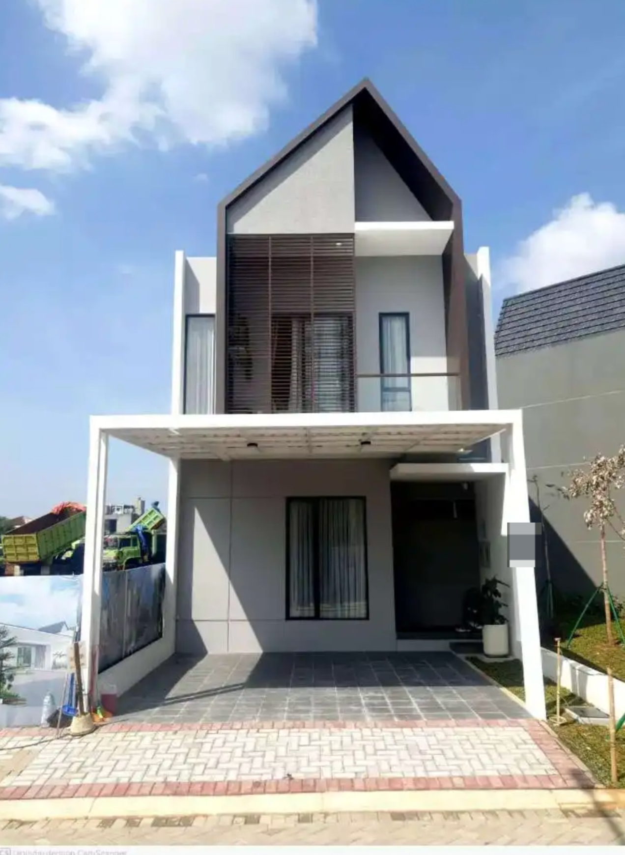Rumah Baru 2 Lantai Tipe Lily 5x12 di Cluster Melia Hyra Graha Raya, Bintaro Tangerang Selatan