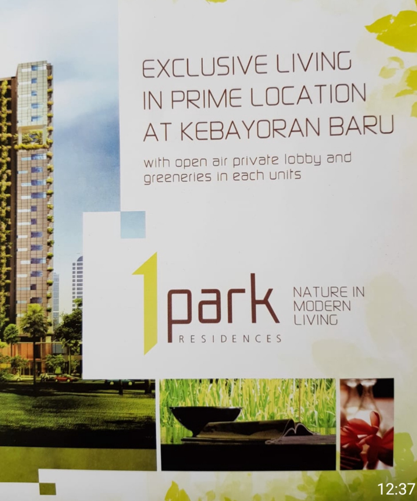 Apartemen Siap Huni dan Fasilitas Lengkap @One Park Residence, Gandaria