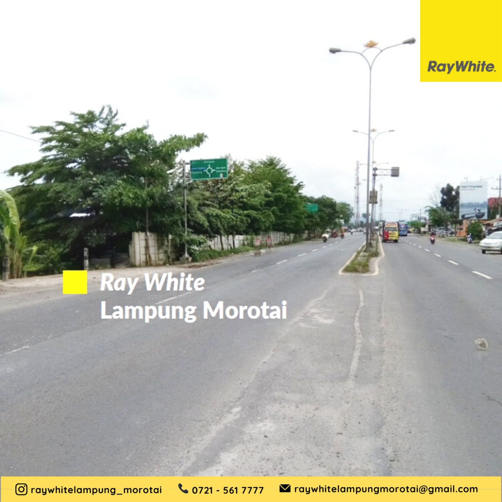 DIJUAL SEBIDANG TANAH DI BYPASS SOEKARNO RAJABASA BANDAR LAMPUNG