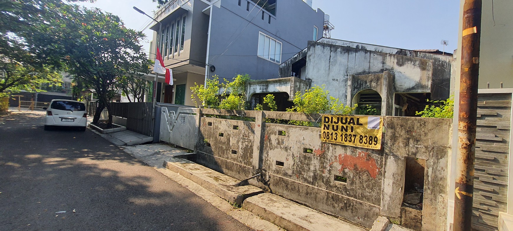 Kavling + Bangunan (rumah rusak), Cocok Untuk Investasi Atau Bangun Baru