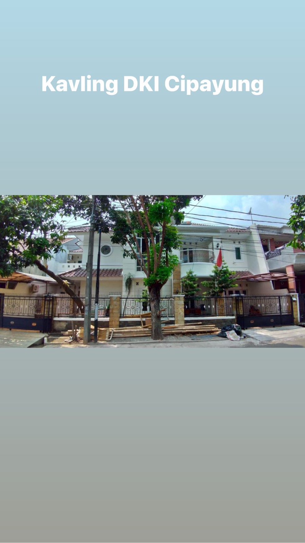 Rumah Cantik, Asri Hijau, Udara Sejuk, Segar, Tenang, Tidak berisik, di Cipayung Jakarta Timur.