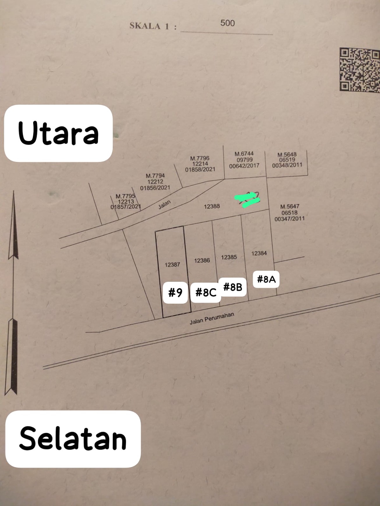 Rumah Hitung Tanah Area Cipete