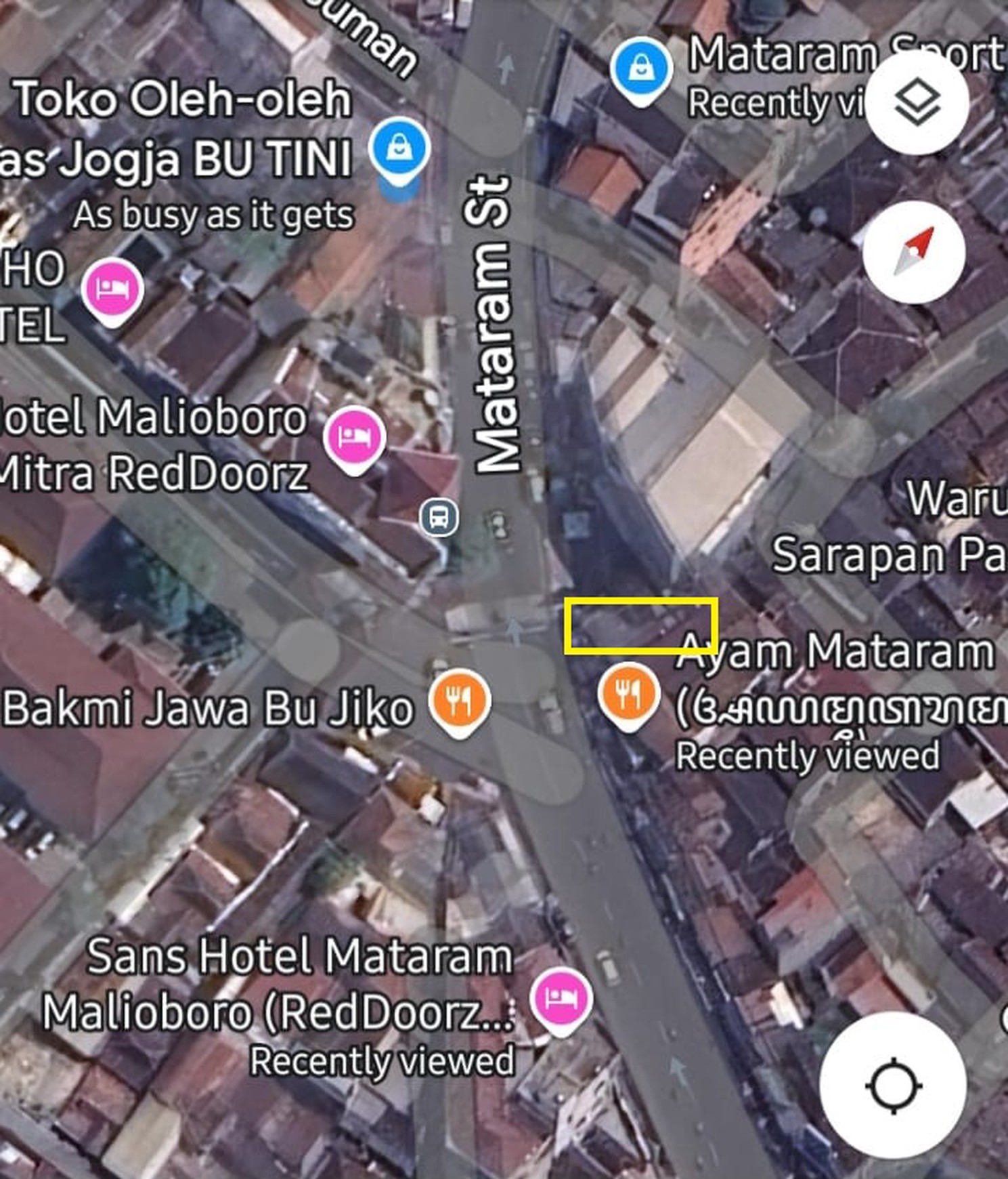 Ruang Usaha Lokasi Premium Dekat Kawasan Wisata Malioboro 